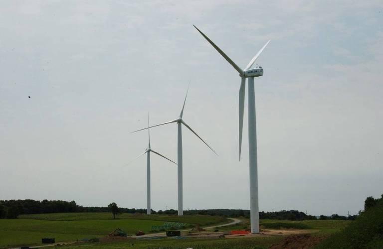 Wind Farm Under Construction