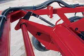 three prong plastic teeth The gauge wheels and Hydra-Swing crop roller are easily set to crop conditions just by