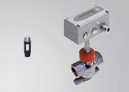 The inline flow meter, based on the measurement principle of thermal mass flow, is ideally suited for the measurement of flow in pipelines DN15 (1/2 ) up to DN80 (3 ).