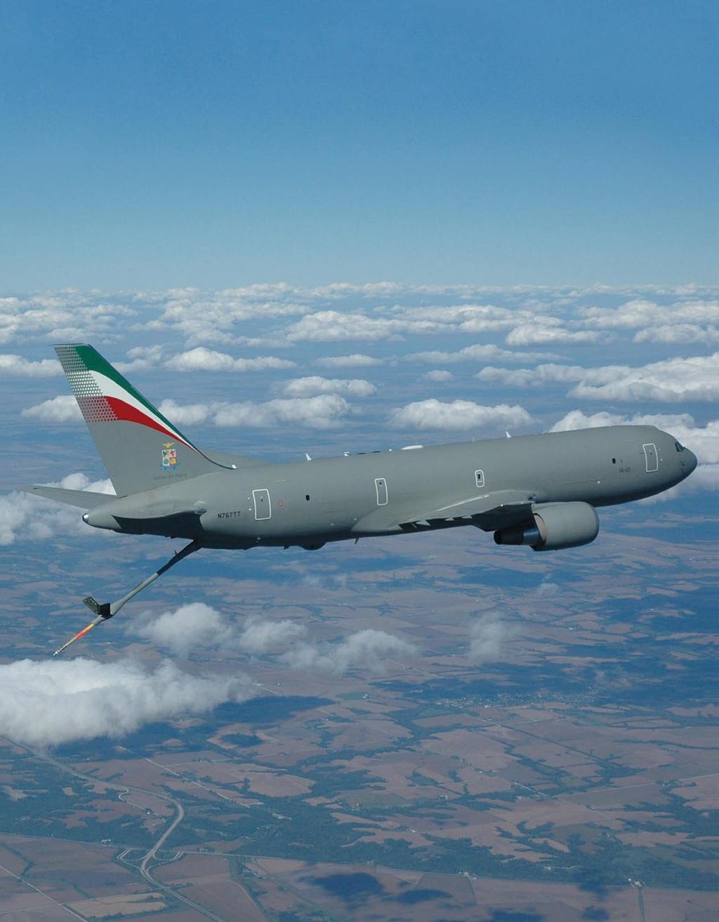 The Boeing KC-767 Tanker has surpassed 400 flight hours in its flight test program.