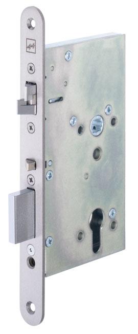 due to solid bolt with 20 mm throw Burglary resistance up to resistance class 2 can be achieved in suitable door systems Panic function approval in accordance with EN 179 approval in accordance with