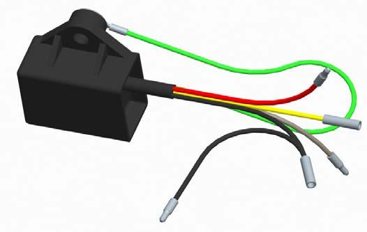 Lamp Indicator Module 5-Wire Installation The wires and their associated circuits are shown below.