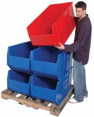 HULK 30 & 36 CONTAINERS PQUS974 HULK 30 & 36 Containers Organize and store your large and bulky items with these strong injection molded high impact polypropylene, stackable containers.