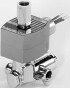 qwer Pilot Operated Compact General Service Solenoid Valves Brass 316 Stainless Steel Bodies 1/" NPT EB B A P EA /2 835 Features Compact valves for general service applications.