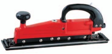 P500-850 315-EU Straight Line Sander Ideal for shaping and levelling of large, flat surfaces. Pad dimension 70 x 445 mm Rubber pad, part no. 315-39. Specifications at 90 psi (6.