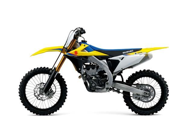 Whether it s skipping over a big set of whoops, gassing it over a nasty rut- and pothole-filled straight, or landing from that big jump, the 2019 Suzuki RM-Z250 has you covered with an allnew KYB