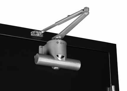 APPLICATIONS Regular Arm This is the only pull-side application where a double lever arm is used. It is the most power-efficient application for a door closer.