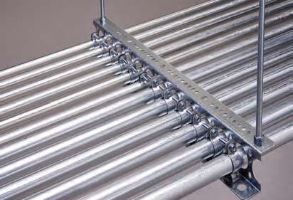 BCTS Series Conduit Trapeze Support For Thinwall (EMT), Rigid Conduit or Pipe Used to support multiple runs of conduit/pipe on same elevation vailable in three sizes: BCTS1 series for up to 1 1 /4