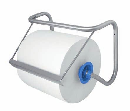 standing paper towel roll holder - stainless steel