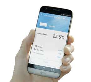 access and control your air conditioner with your smartphone*
