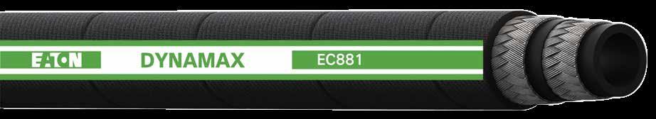2-Wie Baided Aeoquip Coe Poducts EC881 Dynamax Hydaulic Hose Exceeds SAE 100R16 Type S, EN 857 Type 2SC, ISO 11237-1 Type 2SC Pefomance One Million impulse cycle pefomance and 1/3 SAE bend adius Max