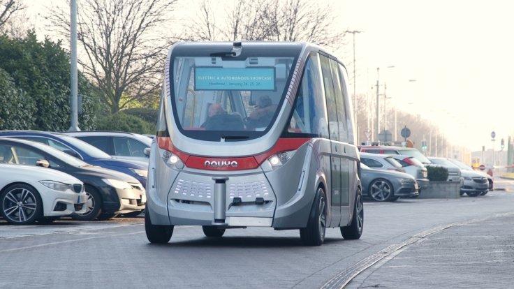 Autonomous buses early stages of innovation The Navya Arma is an electric and fully autonomous bus capable of driving on public roads