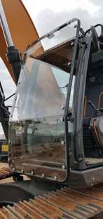 Excavators GUARD KITS, FRONT WINDOW Provides additional layer of protection for the front window from flying debris Tubular frame for added strength Bolt on design for quick and easy installation
