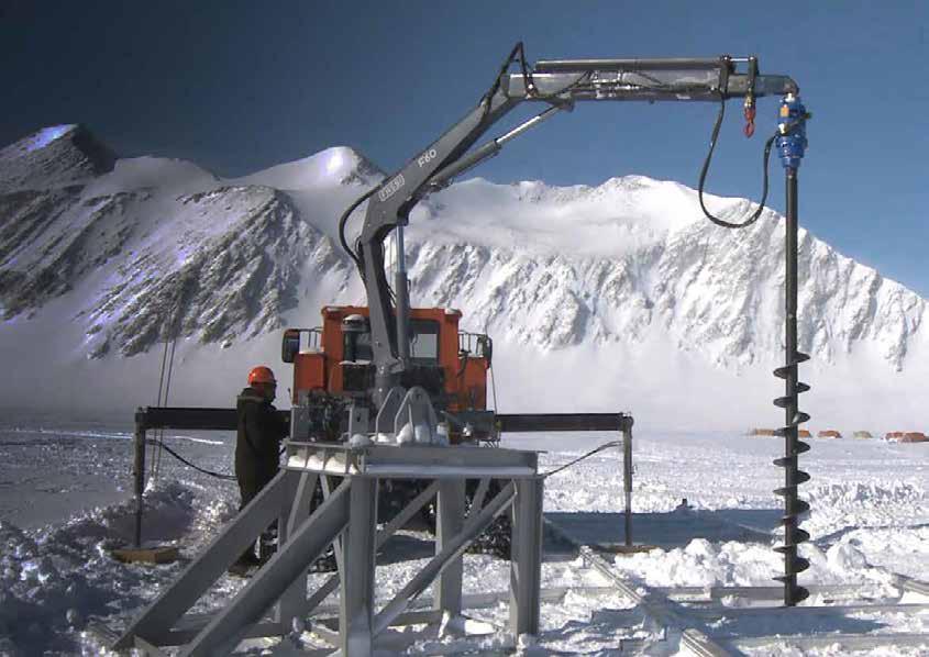 Our world beating products are now in use on ALL of the world s continents after one of Auger Torque s Earth Drills was used to bore through the ice as part of the Lake Ellsworth exploration project