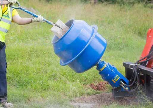 Mixer Bowls Available in 140 and 180 Litre sizes, the Auger Torque Mixer Bowl attaches quickly and easily to our Earth Drills.