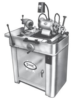Form A433C Date 1-95 INSTRUCTIONS & PARTS LIST FOR SIOUX VALVE FACE GRINDING MACHINES NO. 956, 957, & 958 (SERIAL NO.