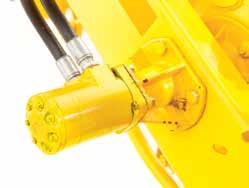Hydraulic drive option For added control, hydraulic drive is available on Model 258 and