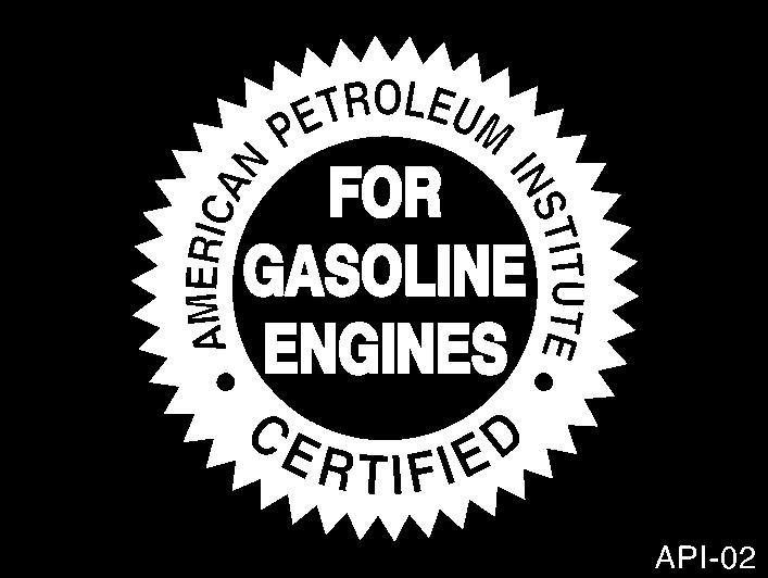 Oil grade: API grade SL Energy Conserving or ILSAC multigrade engine oil.
