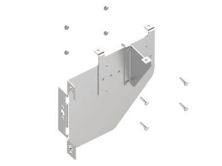 Step #67 Pole/Wall Mounting Option The COYOTE 9.5" Dome Pole/Wall Mount Bracket (PLP Cat.