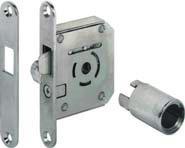 Hook bolt mortise lock Backset D 22 mm Area of application: For cylinder cores that are inserted from the Locking direction: Right Installation: Recess mounting and screw fixing