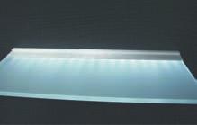 Glass board with integrated LED - lamp s LED Bord S 172 40 49 8 Glass bord made of aluminium profile with
