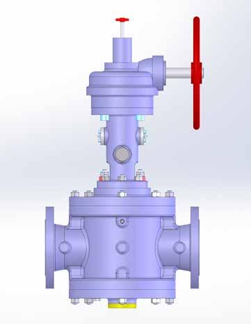Valves for higher pressures or according to other standards are