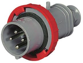 Pin & Sleeve Products Overview Reference MULTIMAX Series Plugs Protected Straight Plugs with Rapid Wiring (IP44) Characteristics: Patented click-lock housing eliminates screws and speeds up assembly.
