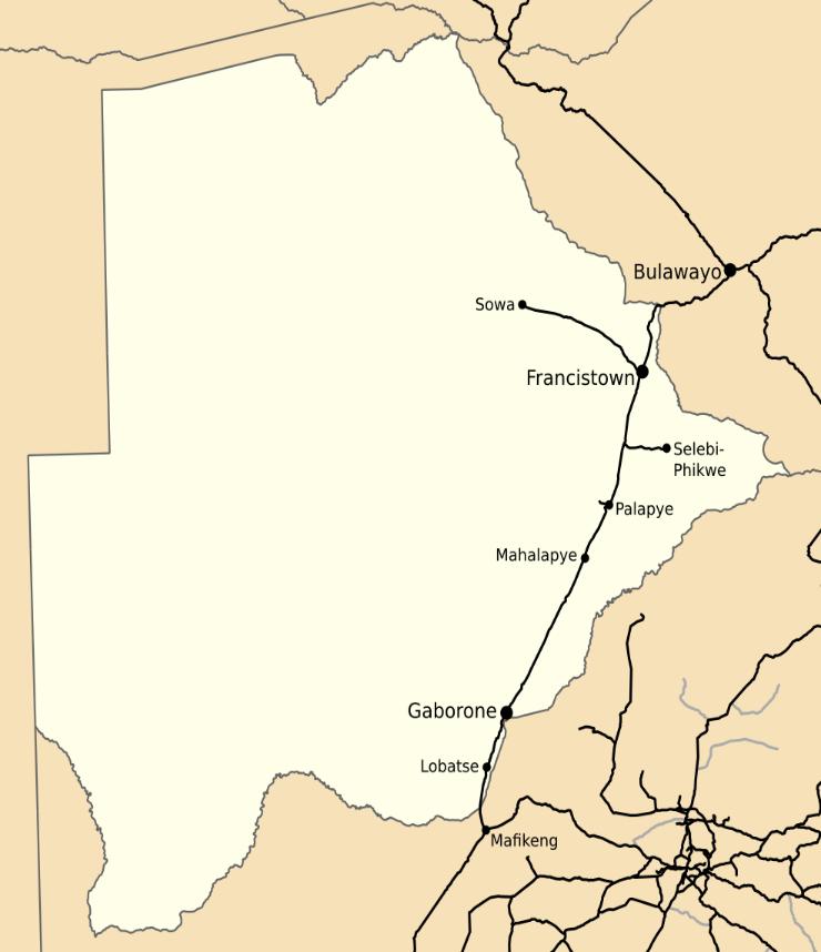 PROJECT DEVELOPMENTS BR Priority Projects Mmamabula Lephalale Rail Link B O T S W A N A Mmamabula-Lephalale: 56 km Project Characteristics - Over 200 billion tons coal deposits found in Botswana (at