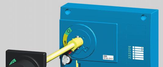 Hand drive control lever can be fitted with an extension shaft which makes possible to