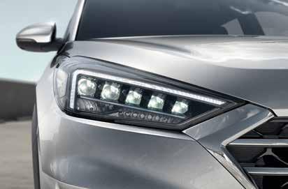 The new Tucson s Full LED Headlamps with