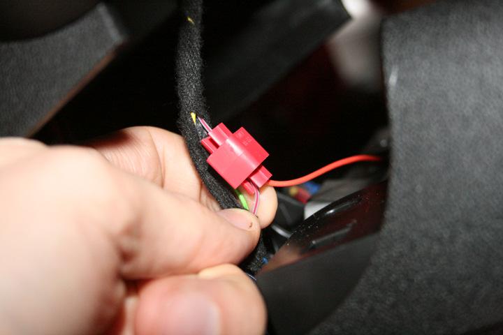 Run all wiring behind the panels that were removed earlier and up through, behind the steering column. Put it all back together 1.