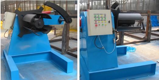 Tel:86-510-86953807 Fax:86-510-86953838 The feeding unit is mechanically separated from the rest of the production line Coil holder: hydraulic mechanism for securing the coiled steel in the device,