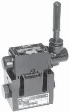 echnical Information Series D31*L General Series D31*L directional control valves are 5-chamber, pilot operated, lever controlled valves. he valves are suitable for manifold or subplate mounting.