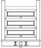 double basin unit up to 2000 wide 4,733 Devon vanity units with drawers