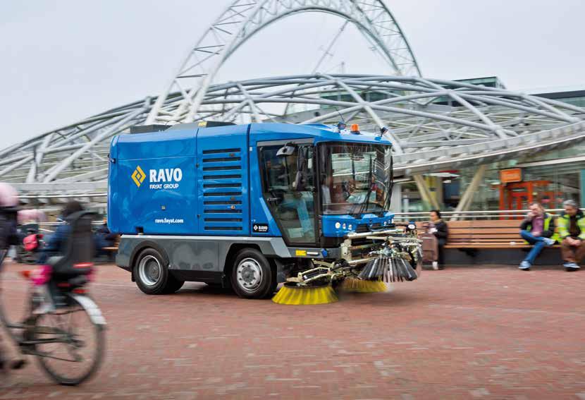 OVER 50 YEARS OF EXPERIENCE PASSIONATE ABOUT SWEEPING In 1964, when RAVO was established, the foundation for the first compact vacuum street sweeper was laid.