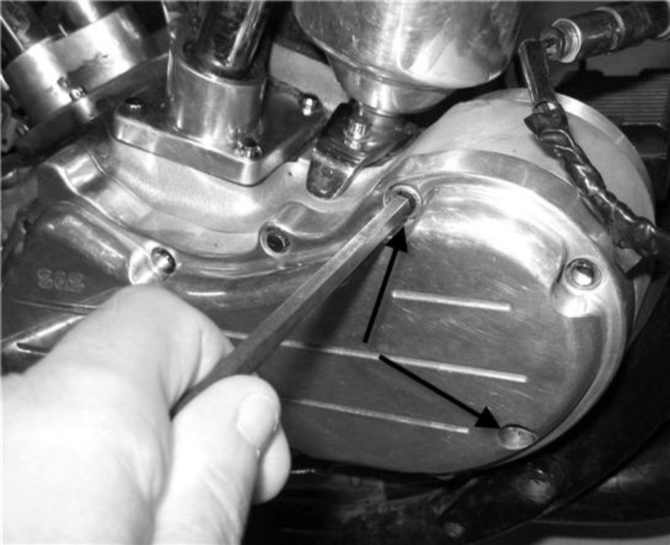 Picture 4 Picture 5 7- Remove the old gasket if present from the crankcase and ensure that the mounting surface is clean of debris. Many solvents are flammable and potentially toxic.