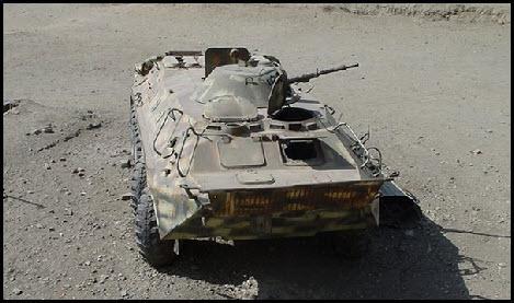 BTR 60 80 BTR 60 with 14.5mm KPVT AAMG 7.62mm PKS CMG 14.5mm KPVT AAMG 7.62mm PKS CMG 36 2xD6+1 Auto, Piercing/2 30 2xD6 Auto, Piercing/1, Coaxial/14.