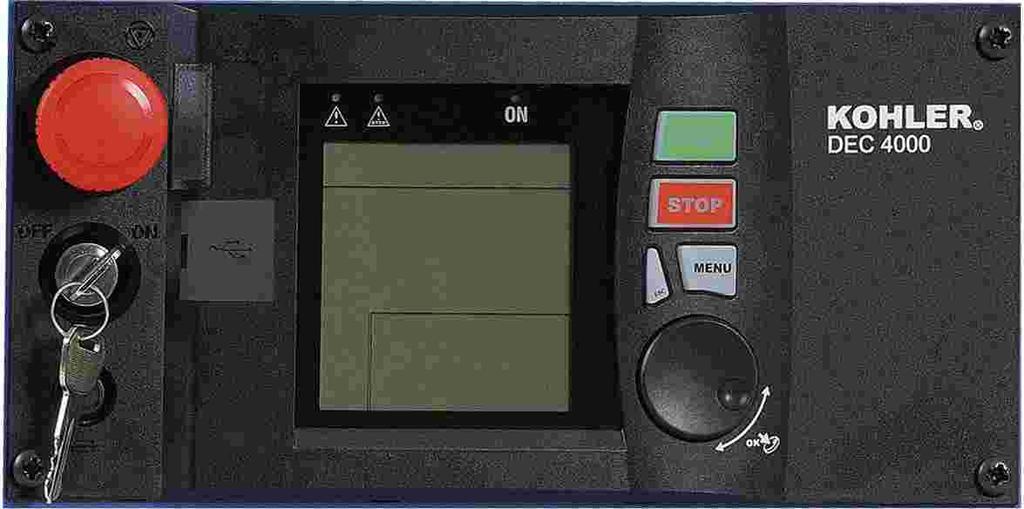CCCONTROL PANEL CONTROL PANEL DEC4000, ergonomic and user-friendly APM802 dedicated to power plant management The highly versatile DEC4000 control unit is complex yet accessible, thanks to the