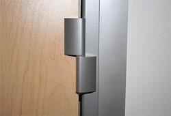 trim, track, and door frames Solid core laminate swing doors (1-3/4 thick) Wood Veneer swing doors (1-3/4 thick) Aluminum frame swing doors (1-3/4 thick) MS Silver Powdercoat (Standard) Clear