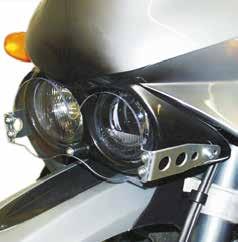 Headlight Cover Highest protection for the headlight glass against flying stones, manufactured from macrolon: rugged,