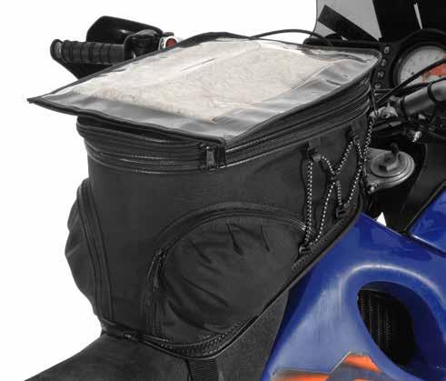 KTM LC 4 865 Enduro Universal Tank Bag This new, universal tank bag for practically all Enduros offers a main compartment with approx. 18 litre capacity which can be simply expanded to approx.