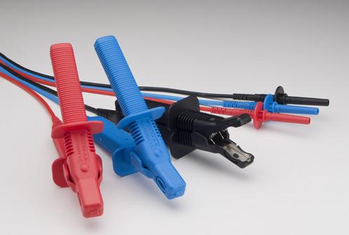 The 5 kv models are supplied with one 3m lead-set with medium sized clips.