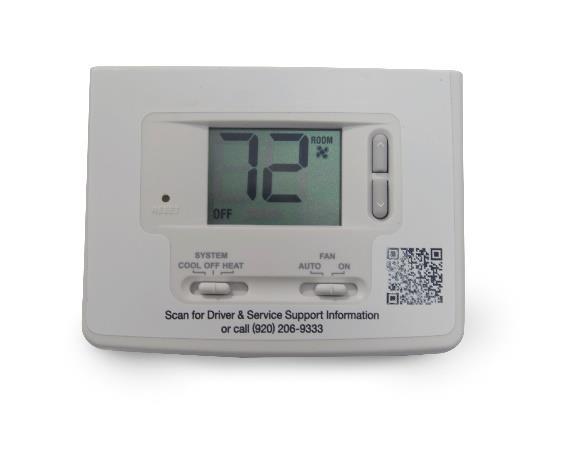 Thermostat Thermostat IFS Part # 37060 Component Location Bunk, above bed, side wall or closet Description & Application The Idle Free thermostat contains a LCD display and two slide switches.