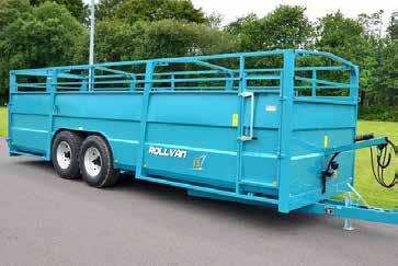 Cattle Trailers NEW 2018 31050763/4 + 11050760/1 4 DUE IN V64 - up to 13 animals Length : 6.4mtr, Width : 2.