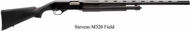 25 5+1 7 320 FIELD GRADE Bottom Load, Right Eject // Dual Slide-Bars // Rotary Bolt // Vent Rib with Bead Sight Synthetic Stock // Blued Barrel Also Available In: 320 field grade, compact.