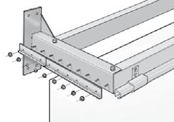 Serious injury may result from failure to follow directions. 3 4 Remove the side Retaining Bars on just one side. Put this hardware in a safe place.