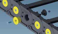 The removable sliding skid is manufactured in a special material, aimed at reducing