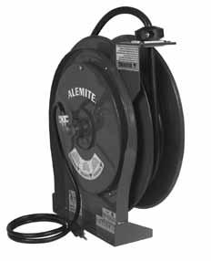 Specialty Reels Light and Electric Cord Reels Aleite Light and Electric Cord reels keep your cords with reach, but safely out of the way, to iprove safety, convenience and productivity.