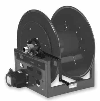 large capacity reel - 8120 Series Meets or Exceeds Military Vibration for Truck Transport test MIL-STD-810F 500,000 ile equivalent.