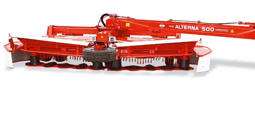 Mower Conditioners ALTERNA 400/500/500 R High working capacity controlled with ease, precision and flexibility 3 Centre La fauche